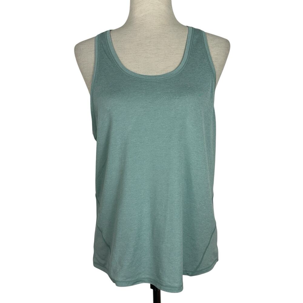 Sweaty Betty Athlete Seamless Workout Tank Medium Green Athletic Sporty Outdoor